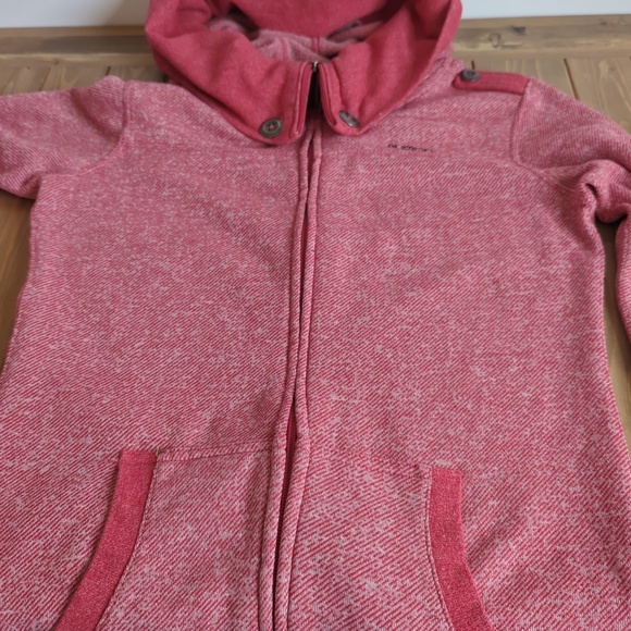 Burton Women’s Red Full Zip Hoodie SZ S - Picture 3 of 14